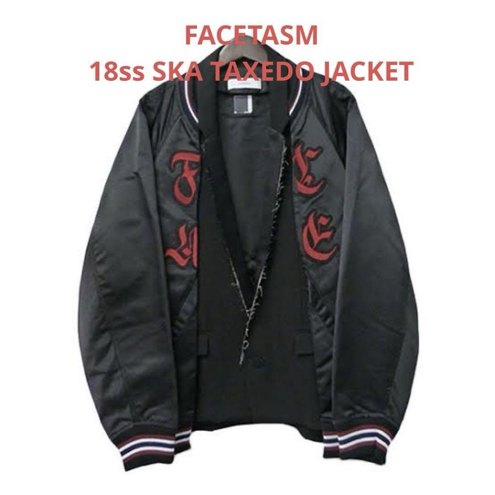 Facetasm Ska Edo Jacket 2018SS Size L/XL Used - Black Tuxedo Style