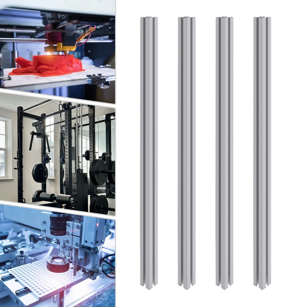 4040 T-Slot Aluminum Extrusion for 3D Printer Parts and CNC DIY Silver 1000mmX4