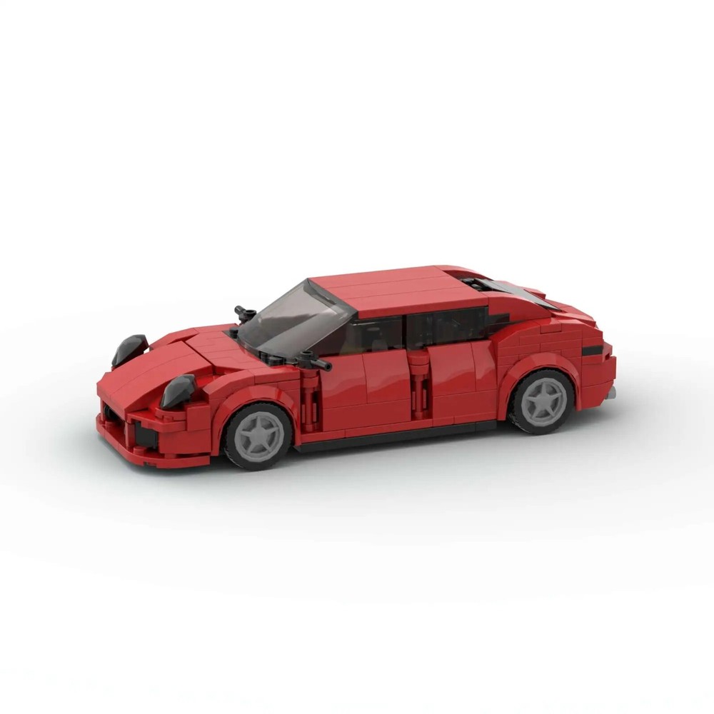 LEGO MOC Porsche Carrera Speed Champions Style Car Fast Delivery Great Gift Idea