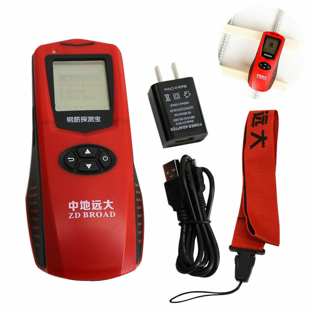 Portable Rebar Detector Scanner for Concrete Protective Layer Testing  