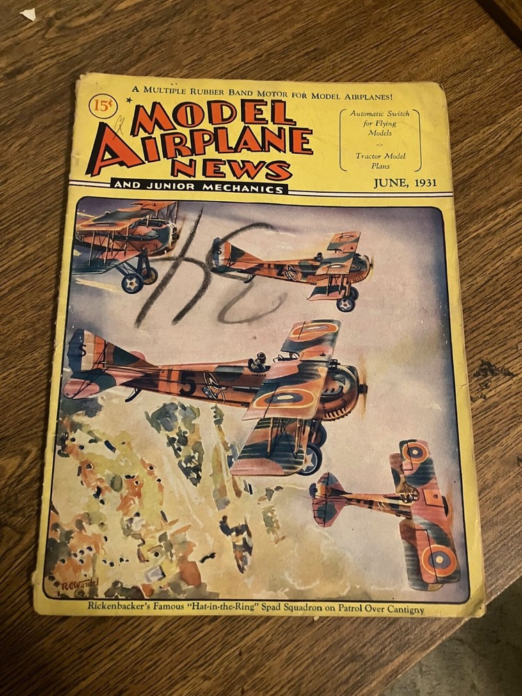 Vintage Back Issue of Model Airplane News Magazine - June 1931