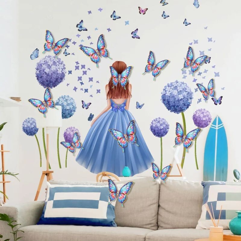 Removable Butterfly Decal Wall Sticker Vinyl Mural Art Girls Bedroom Home Decor