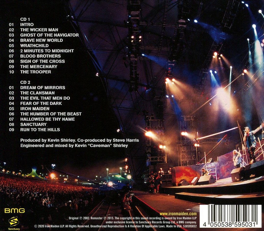 Iron Maiden Rock in Rio Live Performance New CD Available Now