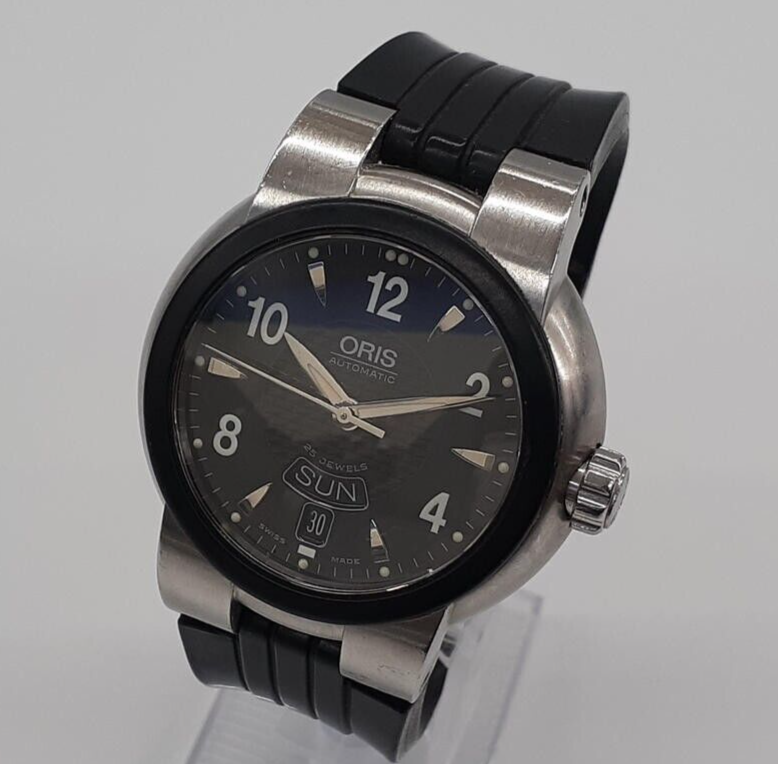 Oris TT1 Men's Black Watch - 7518-44