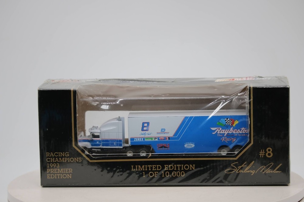 1993 NASCAR #8 Sterling Marlin 1:87 Scale HO Transporter Sealed