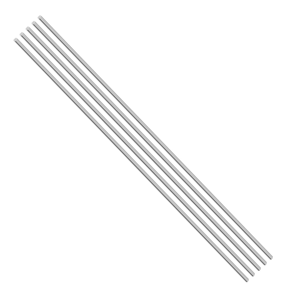 Eowpower 5 Pieces Stainless Steel 3 X 300 Mm round Rod for RC Airplane