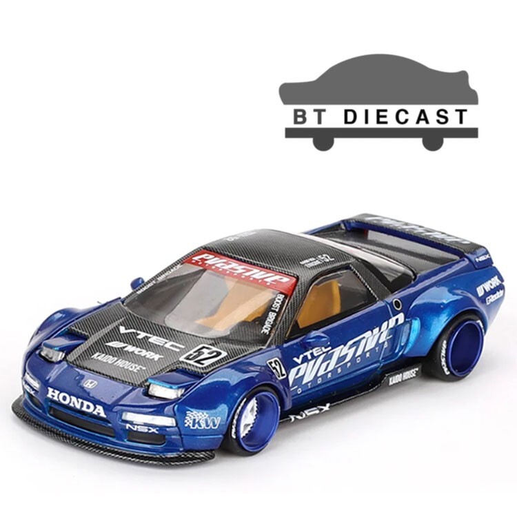 MINI GT x KAIDO HOUSE HONDA NSX EVASIVE V2 1/64 DIECAST BLUE KHMG137