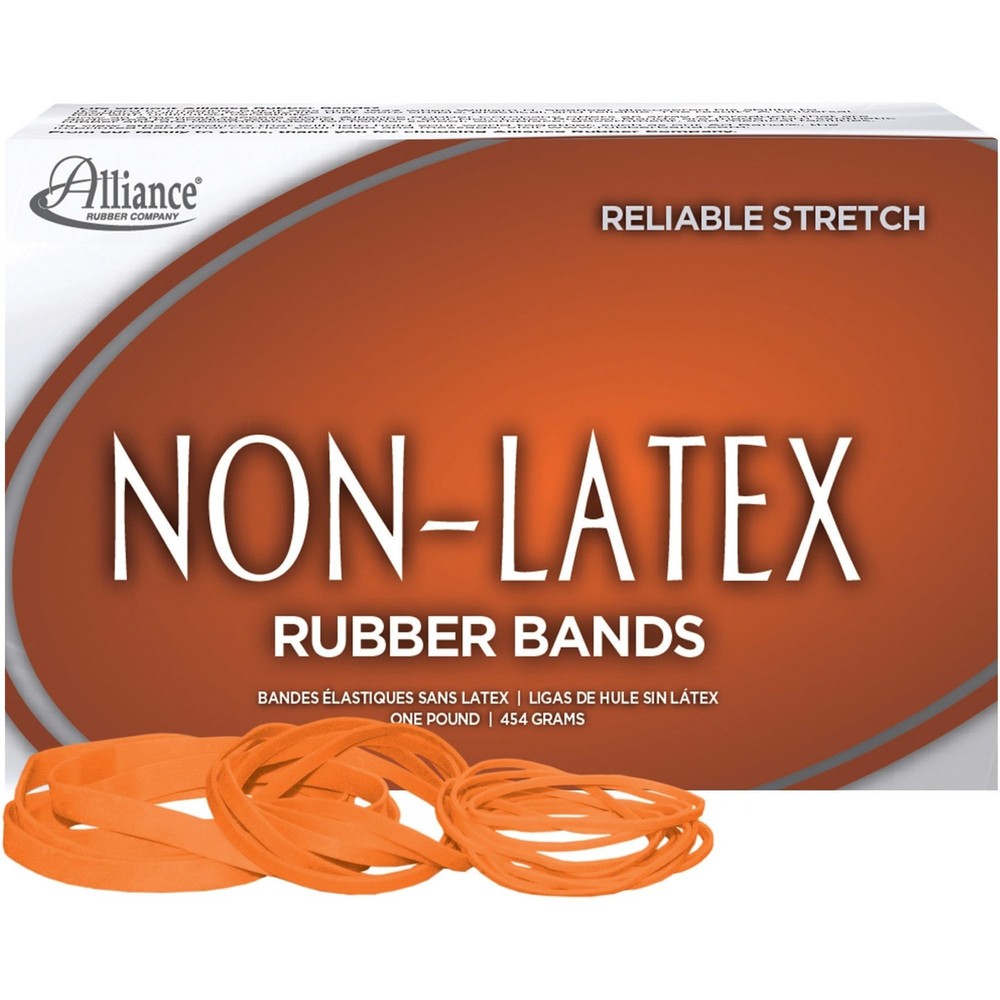 37546#54 Assorted Non-Latex Rubber Bands, 1 lb Box Contains #19, 33, 64 (3 1/...