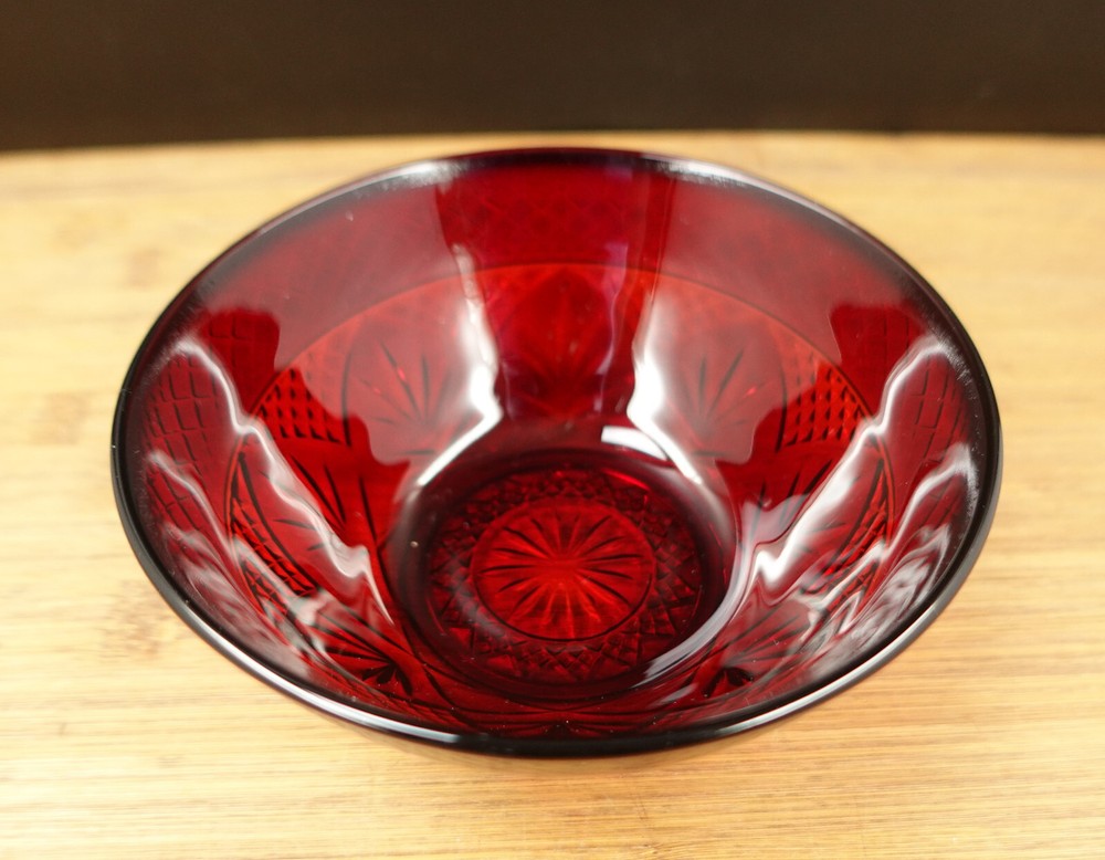 Cristal d'Arques Antique Ruby Individual Salad Bowl 5 5/8