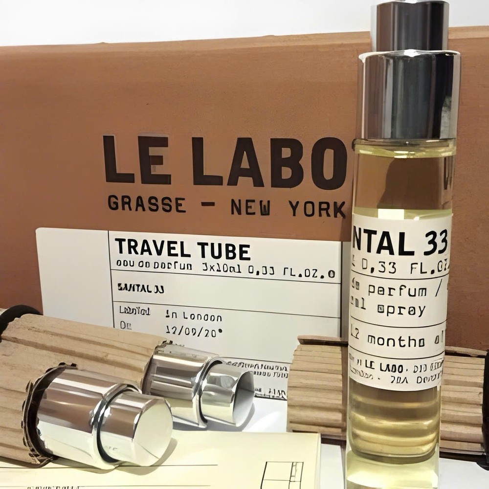 LE LABO SANTAL 33 EAU DE PARFUM TRAVEL SPRAY 10ML/0.33OZ - AUTHENTIC PARFUM🪵