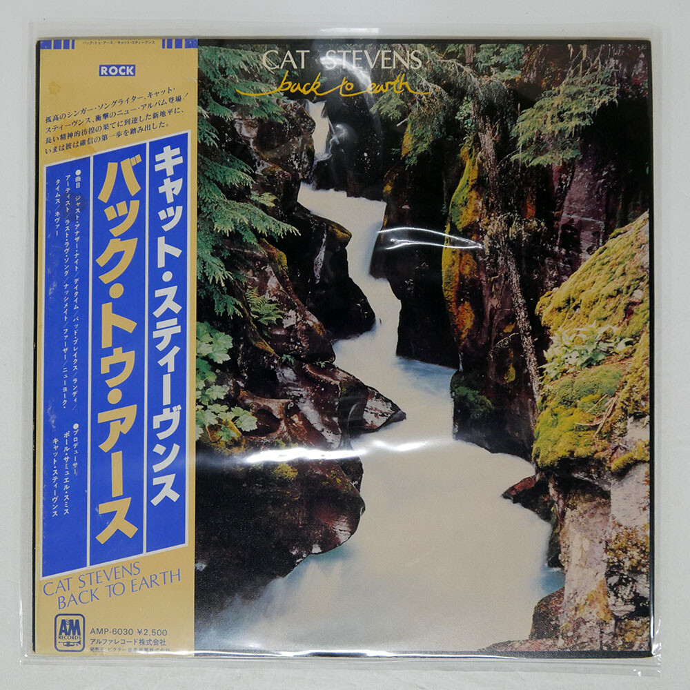 CAT STEVENS BACK TO EARTH A&M AMP6030 Japan VINYL LP