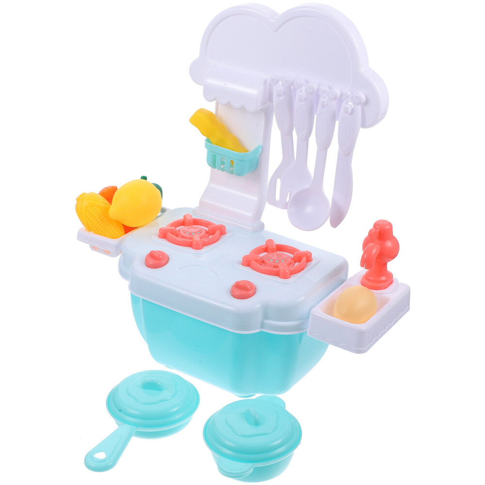 1 Set 24 Pcs Kitchen Pretend Cooking Toys Role Play Kitchen Utensils Simulation