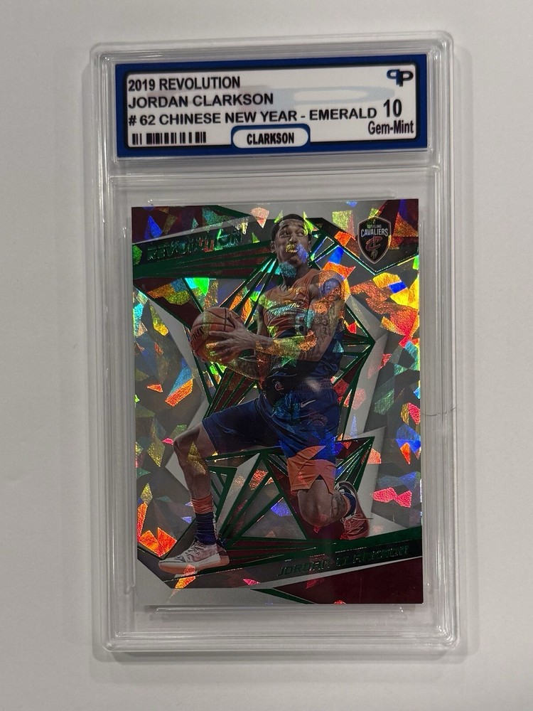 2019 Revolution #62 Jordan Clarkson Chinese New Year 52/88 Gem Mint 10-image