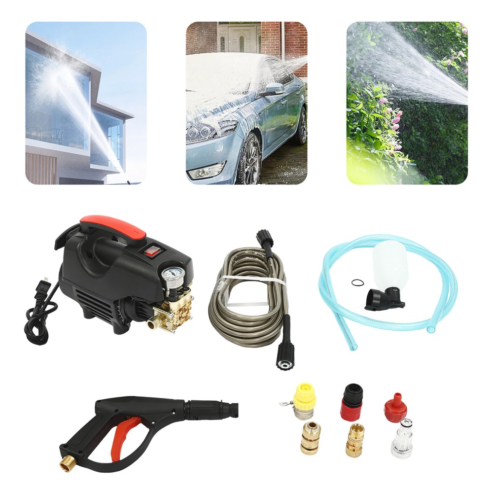 1400W Electric High Pressure Washer with Accessories 2800 RPM