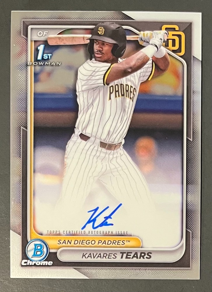 ⚾(you pick) San Diego Padres 2024 Bowman DRAFT (autos, Asia parallels)🟤🟡