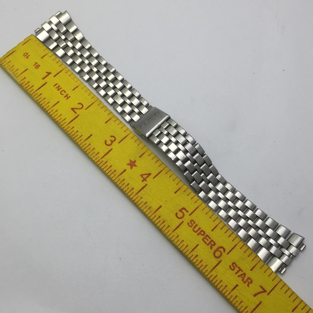 19 mm Seiko 7A36-7280 Stainless Steel B1627.E Vintage Watch Bracelet