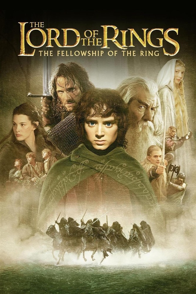 The Lord of the Rings The Fellowship of the Ring (2001) Wall Art Poster Print