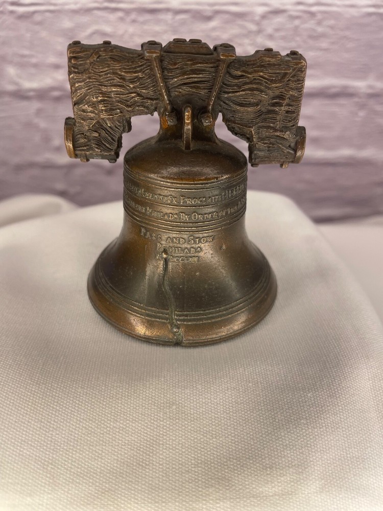 vintage liberty Bell cast metal souvenir