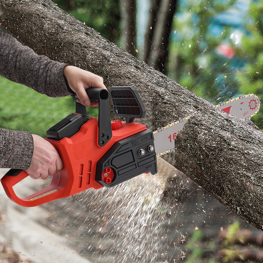 36V 16-Inch Cordless Mini Chainsaw 800W with Battery Power