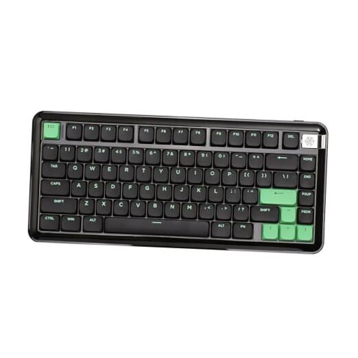 L75 Low Profile Wireless Mechanical Keyboard with Bluetooth and Type-C, 75% Compact Design