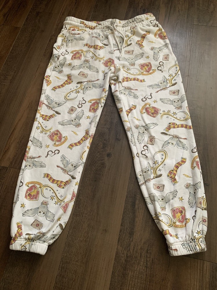 Harry Potter Women's Large Sweatpants with Owl Print