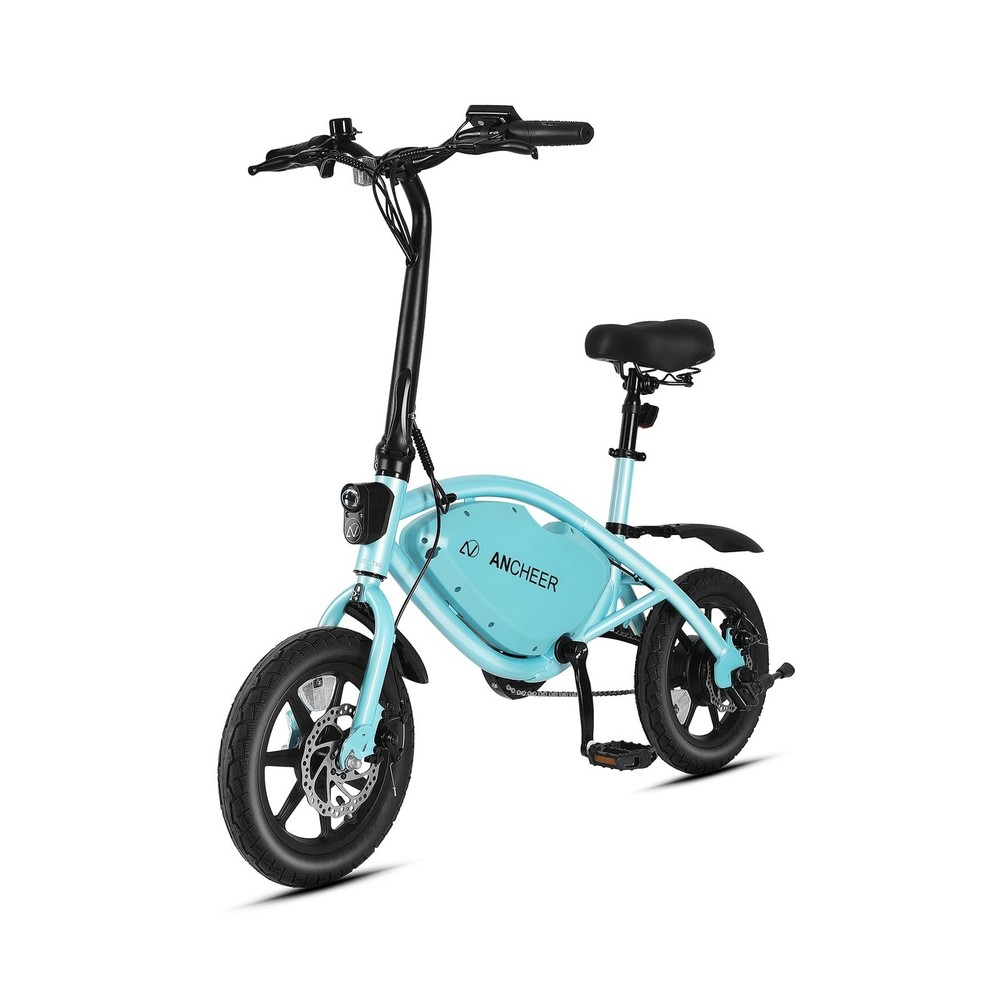 ANCHEER 14 Inch Folding Ebike for Adults 20MPH 350W Motor Electric Bicycle