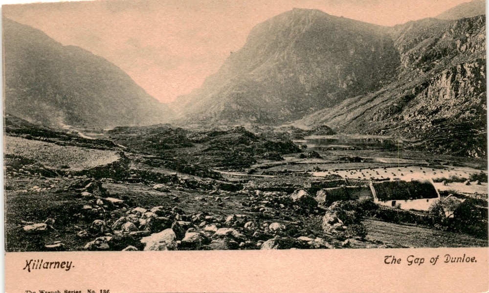 Killarney, The Wrench Series No. 186, The Gap of Dunloe, Sax Postcard