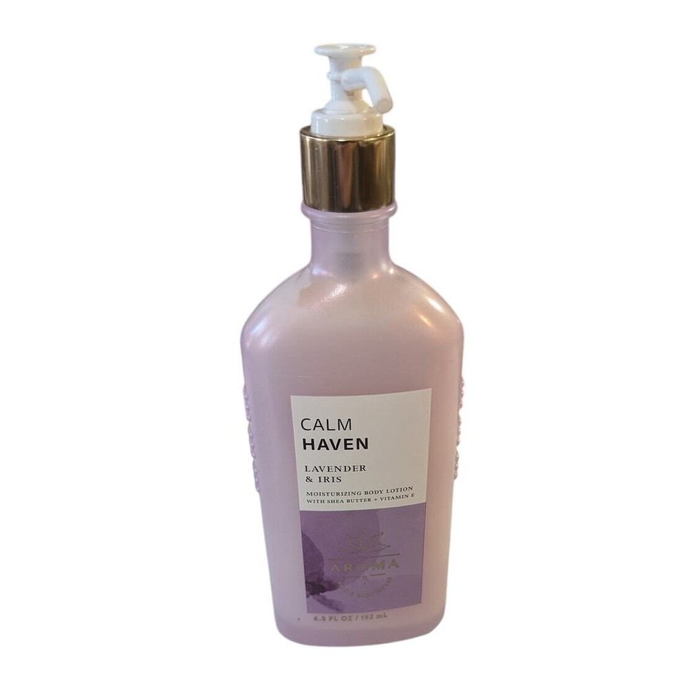 Calm Haven Lavender & Iris Moisturizing Body Lotion W/Shea Butter 6.5 oz New