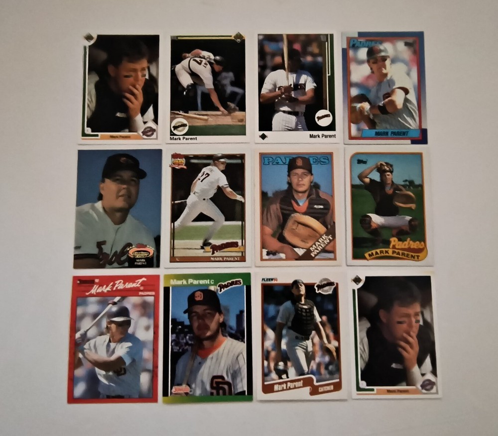 Padres Orioles Lot Rookie Card Rc 1988 Topps Traded Mark Parent 80T 1989 Ud 492