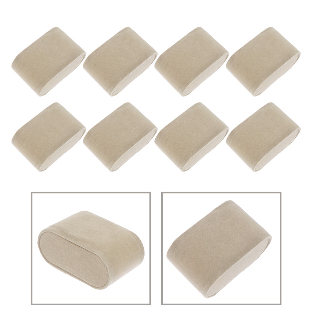 8-Piece Jewelry Display Stand for Watches Bracelets Bangles Pillow Bags