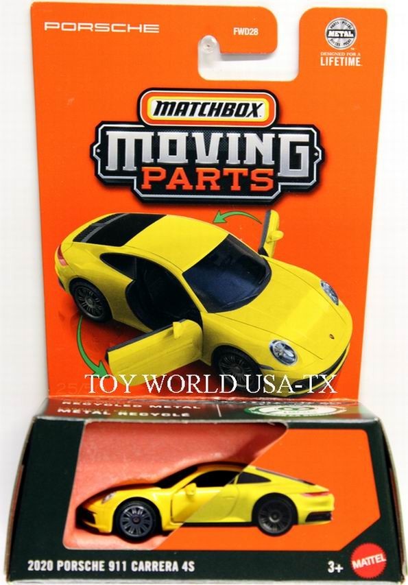 2025 Matchbox Moving Parts #25/50 2020 Porsche 911 Carrera 4S
