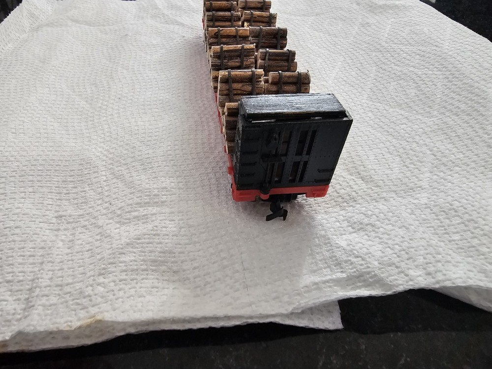 Tyco HO Scale Southern Railroad Pulpwood Logging Car