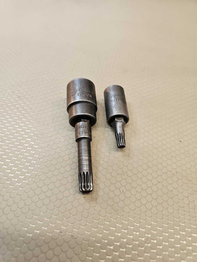 Cornwell Tools 7/16 Shallow Impact Socket 1/2 Drive Triple Square Bit