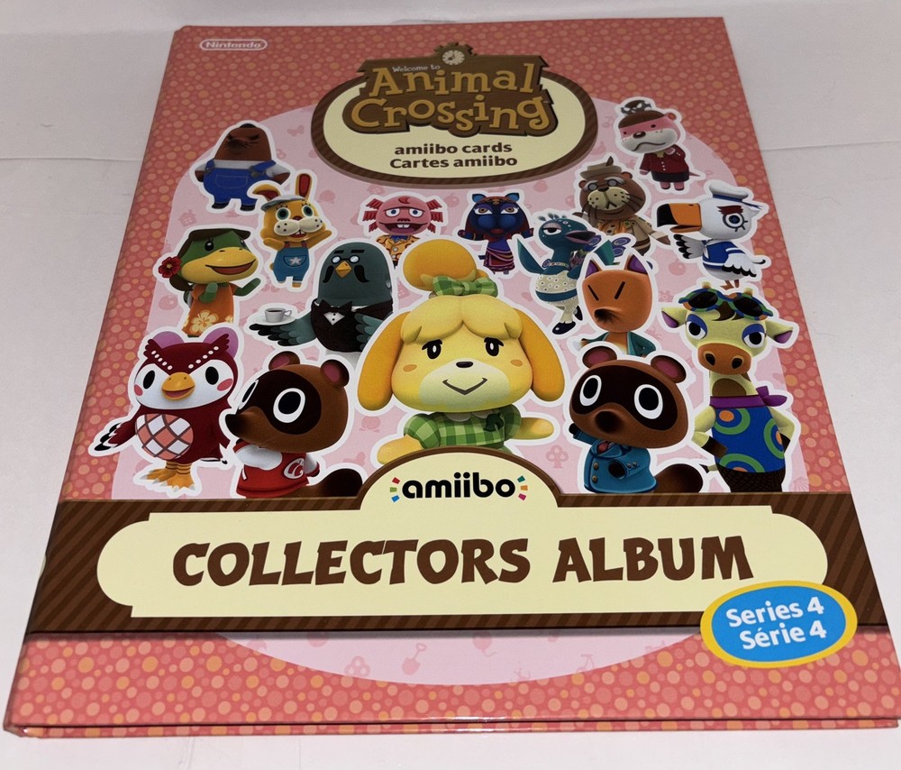Animal Crossing Series 4 amiibo Cards + Collectors Album (almost complete)