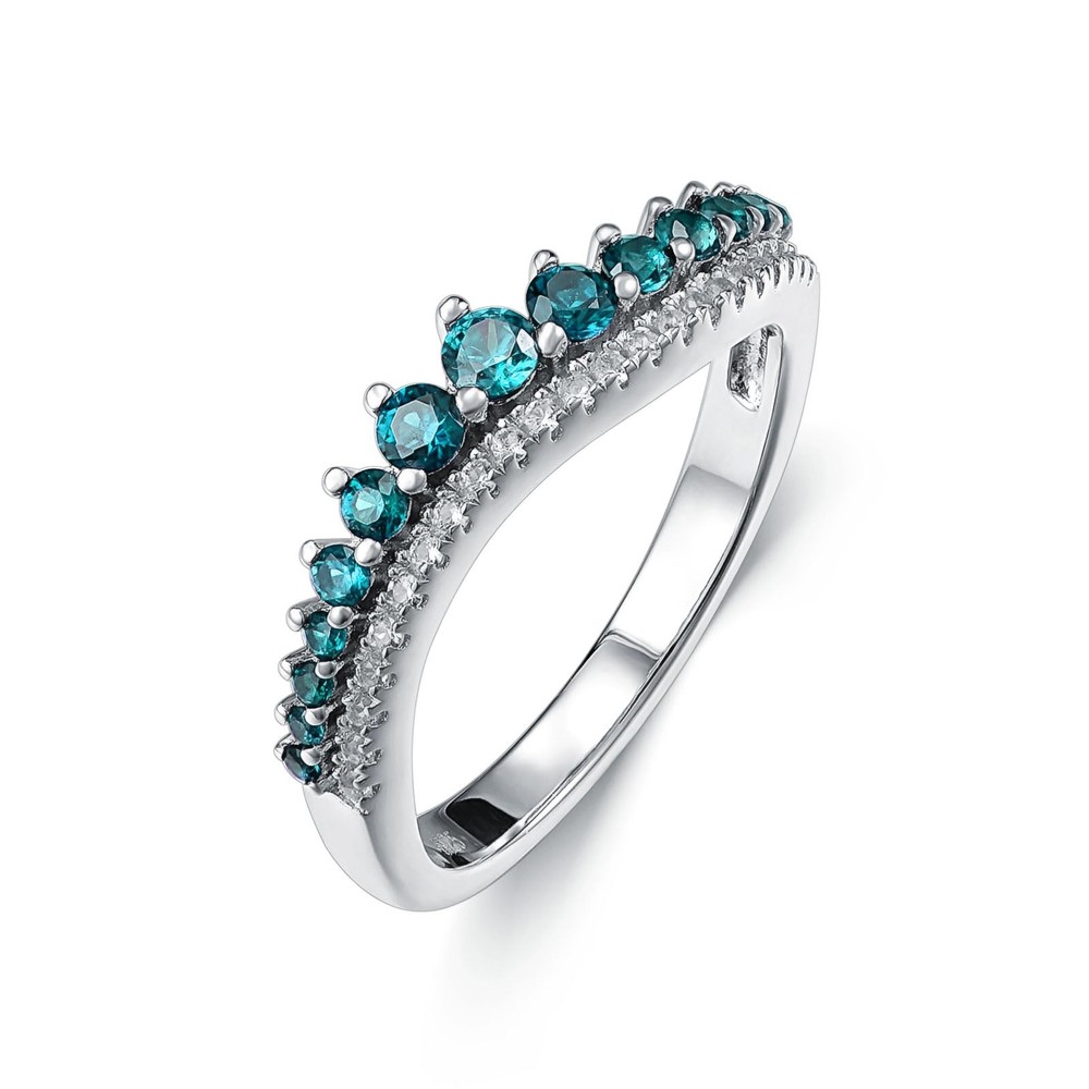 December Birthstone Rings for Women Sterling Silver Wedding Engagement Promis...