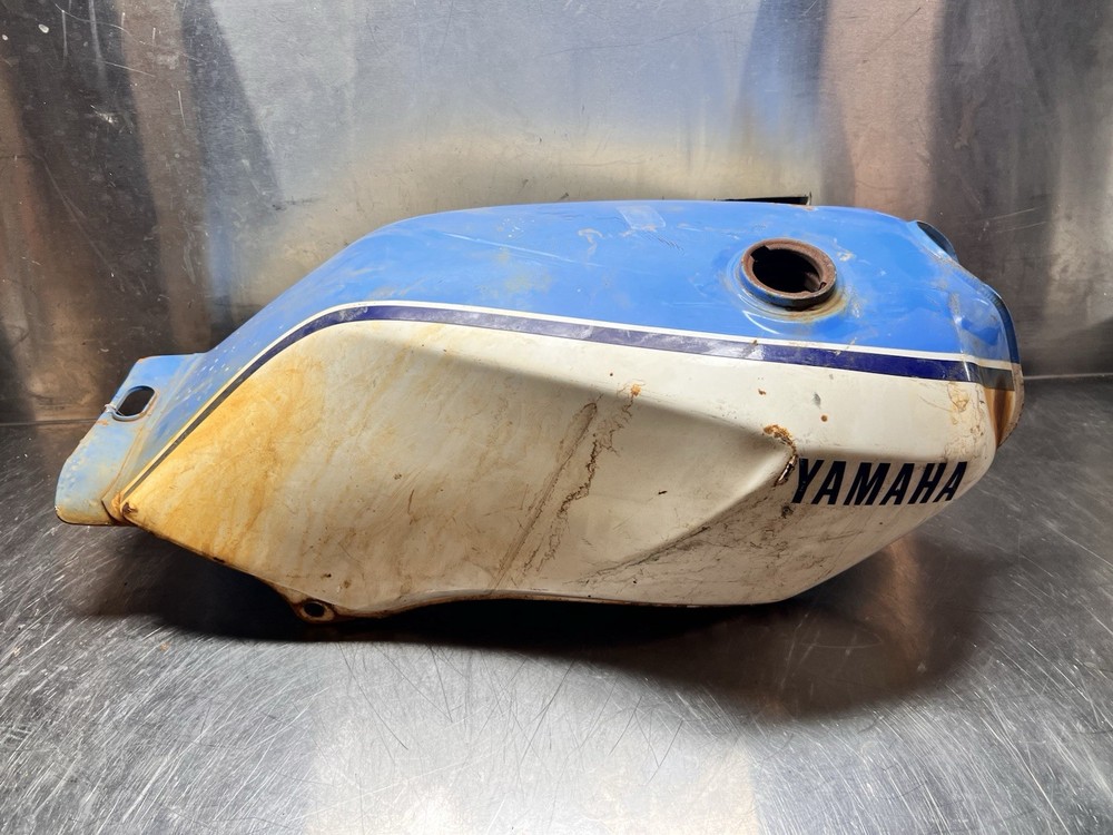 Yamaha RD125 RD 125 RZ125 RZ LC Steel Cap Tank Petrol Gas Fuel OEM genuine