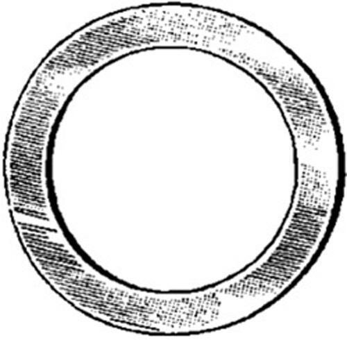 AMZ 1/4 Inch Copper Washer 5/16 ID 1/2 OD 1/32 Thick Clips Fasteners