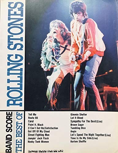 The Best Of Rolling Stones Japan Band Score Song Book Guitar Tab book form JP