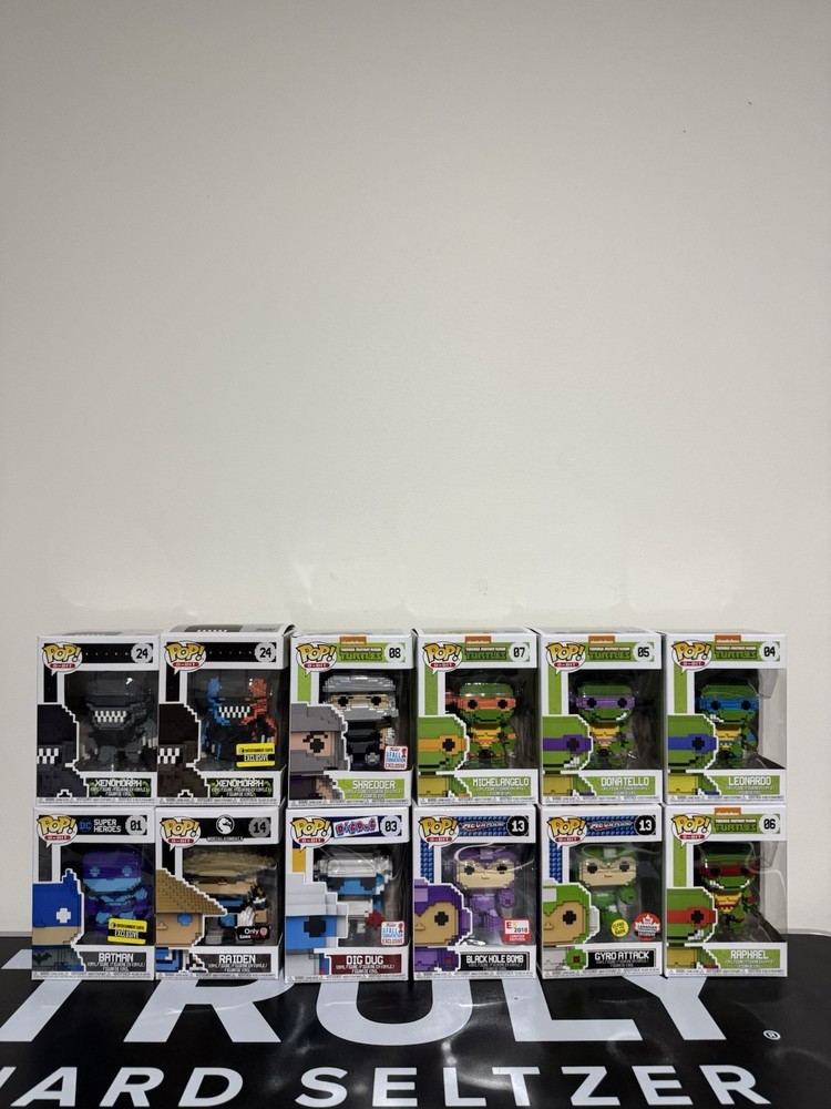 8-Bit Funko Pop Collection Bundle for Gaming Fans  
