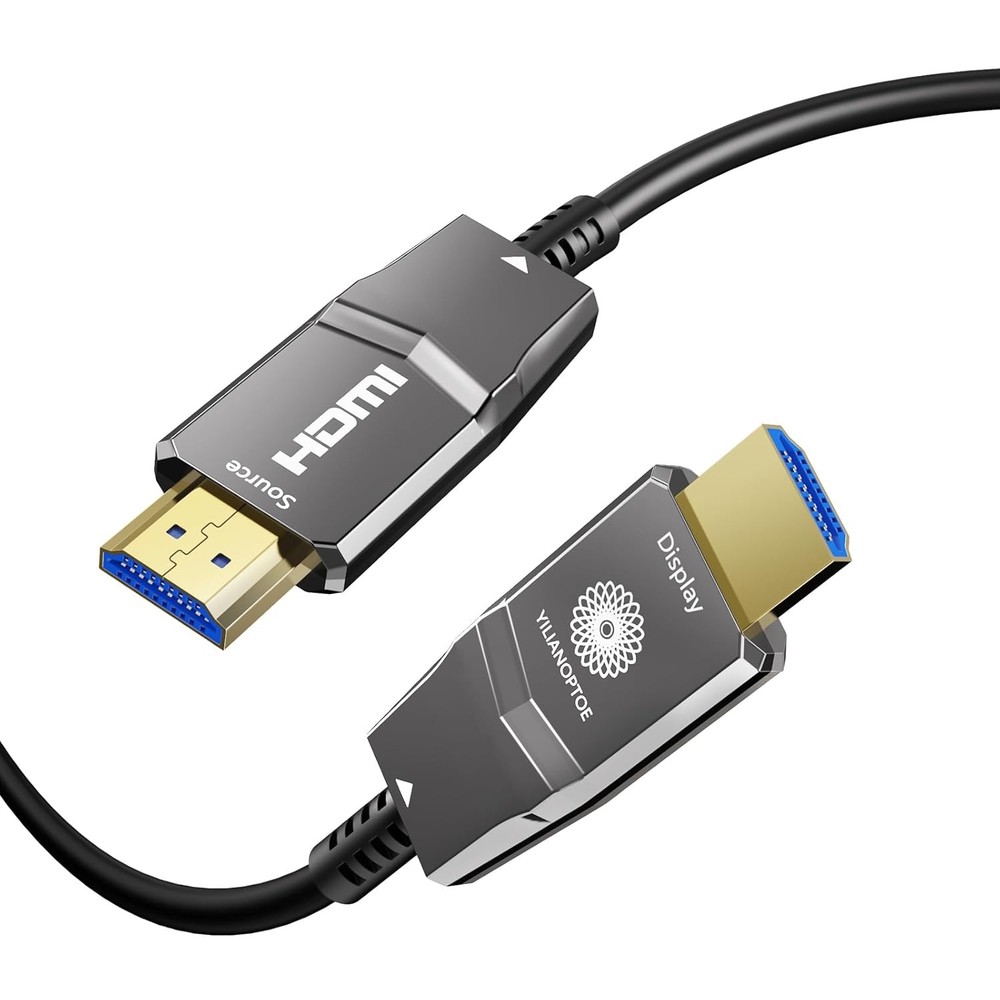 Fiber Optic HDMI Cable 50ft,8K Long 2.1 Cable,Ultra High Speed 50ft/15m