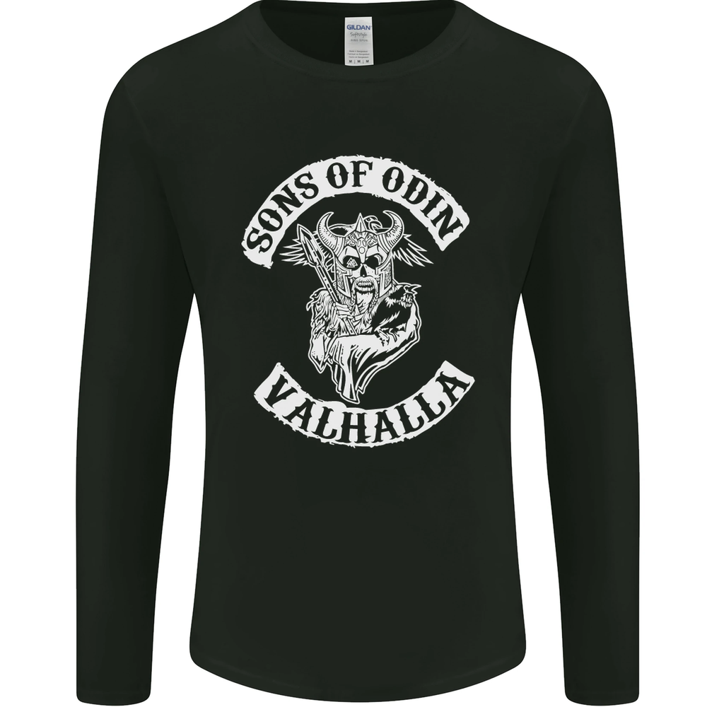 Son of Odin Valhalla Viking Norse Mythology Mens Long Sleeve T-Shirt