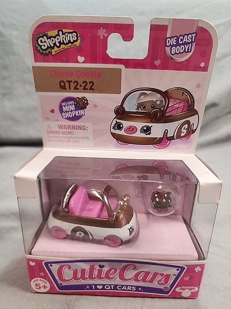 Shopkins Cutie Cars Chase Cookie QT2-22 Series 2 Die Cast Brand New