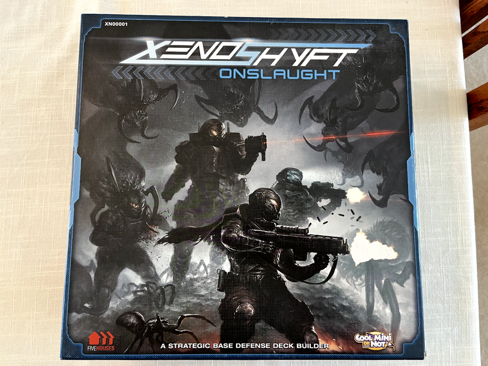 Xenoshyft Onslaught 2014 Deck Building Card Game by CMON Complete Sleeved Set