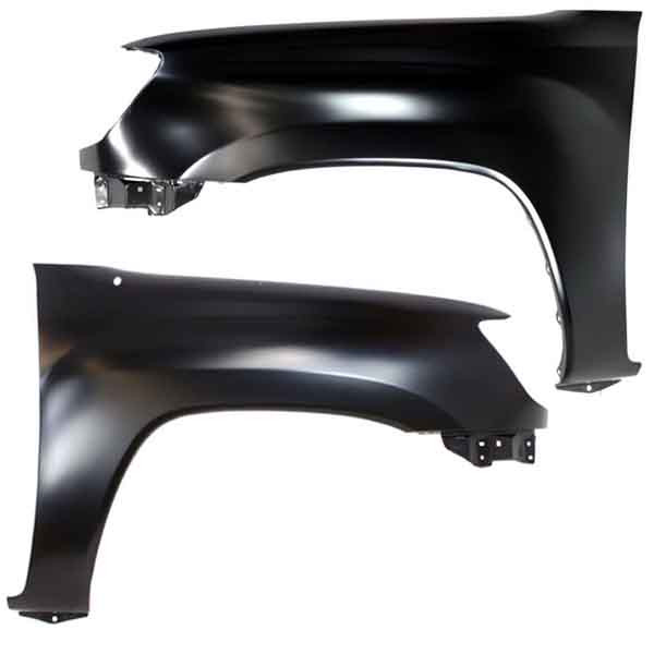 CAPA For 05-15 Tacoma RWD/2WD Front Fender w/o Flare Holes Left & Right SET PAIR
