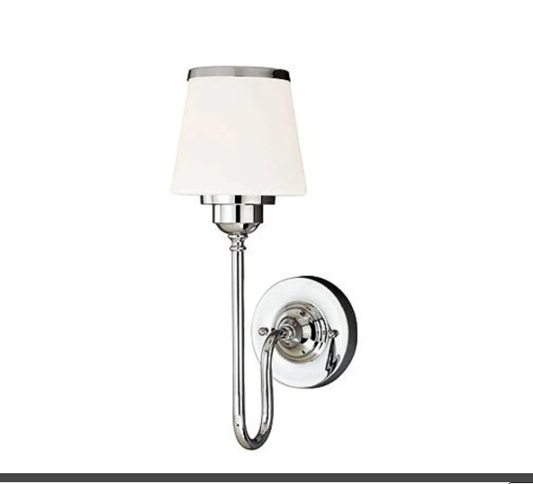 Vaxcel W0202 Kelsy 1-Light Bathroom Light in Transitional Style 16 Inches Tall