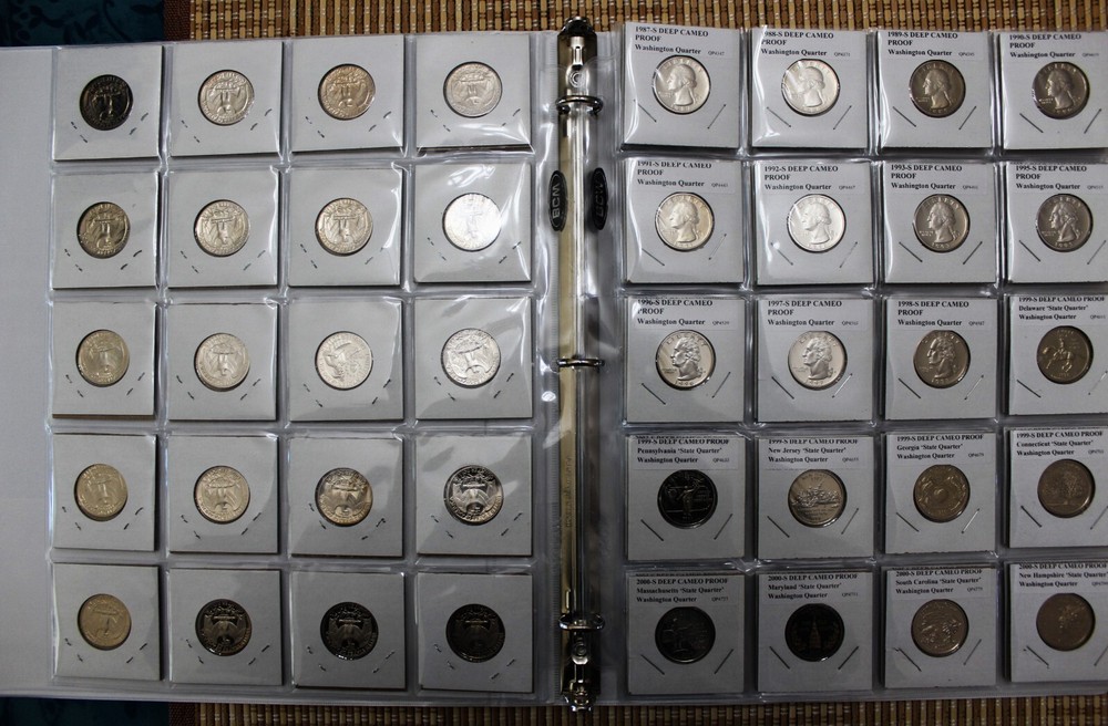 QUARTER PROOF COLLECTION-69 ALL DIFFERENT YEARS!! 1965-2009 ABSOLUTE BEAUTIES!!!