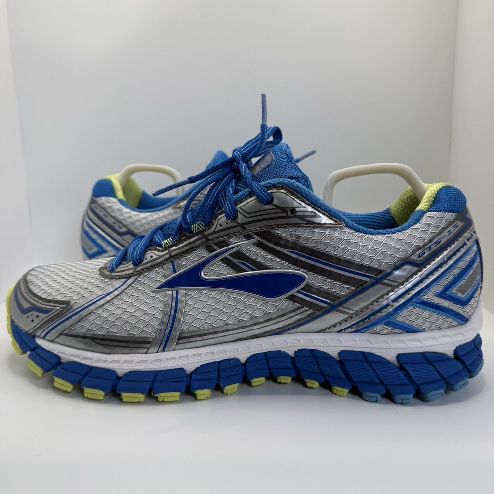 Brooks Adrenaline GTS 15 Women's Running Shoes Blue Silver Size 9.5B 1201741B179
