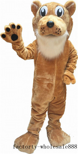 Halloween Deluxe Cougar Mascot Costume Suits Fancy Dress Xmas
