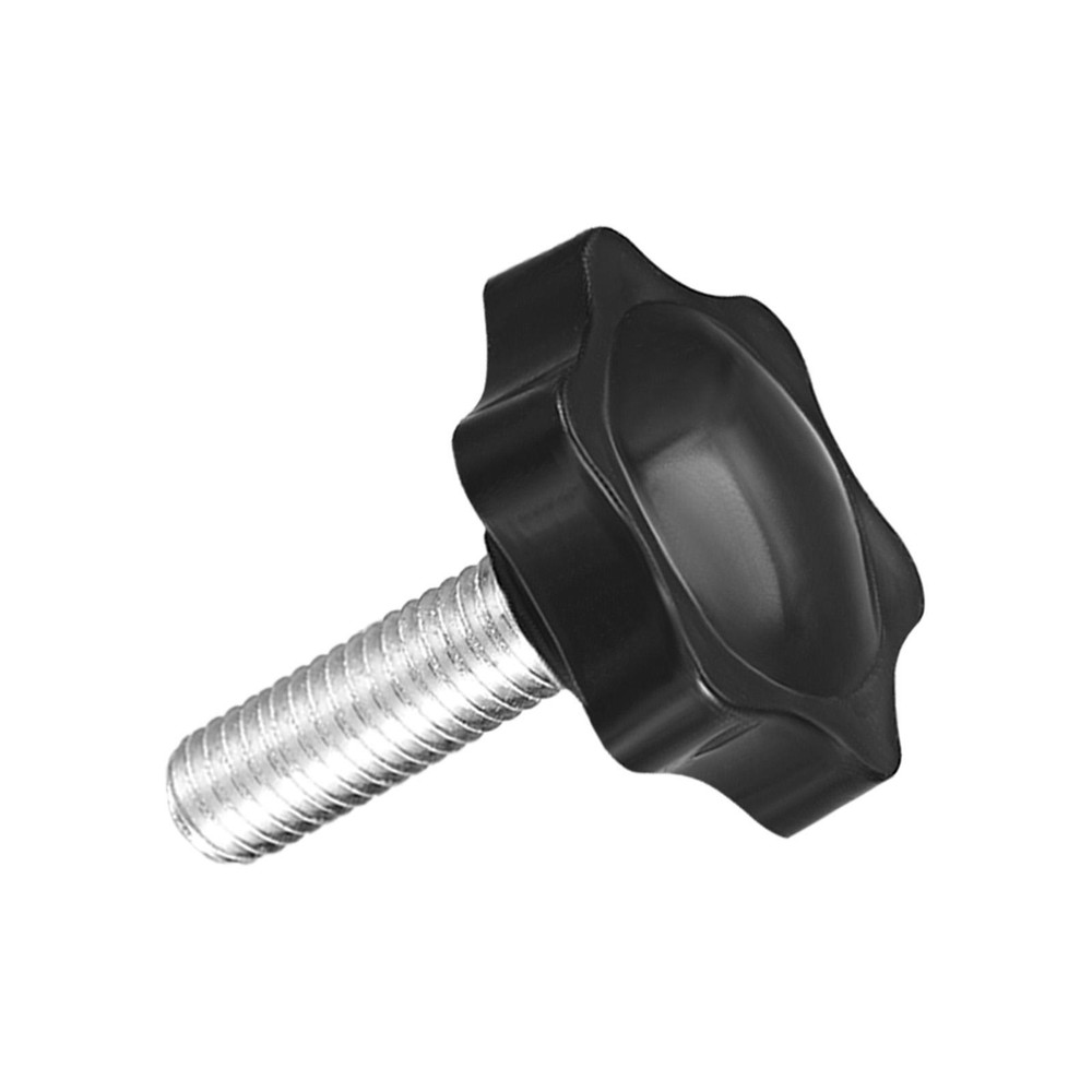 M8x16mm Metal Clamping Handle Screw Knob Tapered Grip Crank