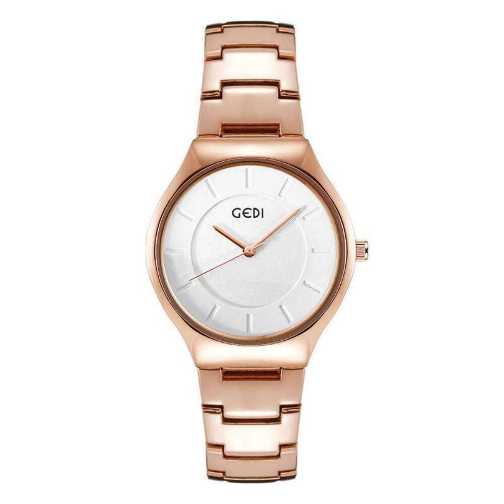 Elegant Waterproof Quartz Watch for Women and Men - Casual Round Design